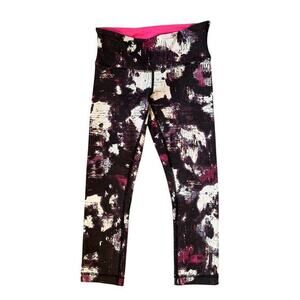 Lululemon cropped leggings - abstract print size 4